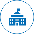 Simplified capitol building graphic